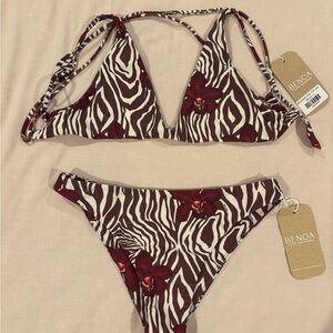 Benoa Zoe top/Celma bottom set in Diva, size S